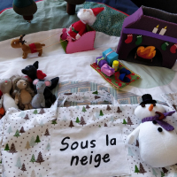 Tapis d'animation Sous la neige